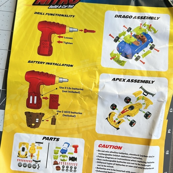 Kid Nitro Build A Car Set USA Toyz STEM - Picture 8 of 10